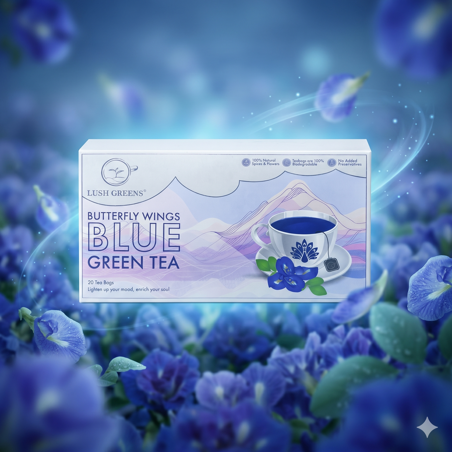Blue Green Tea