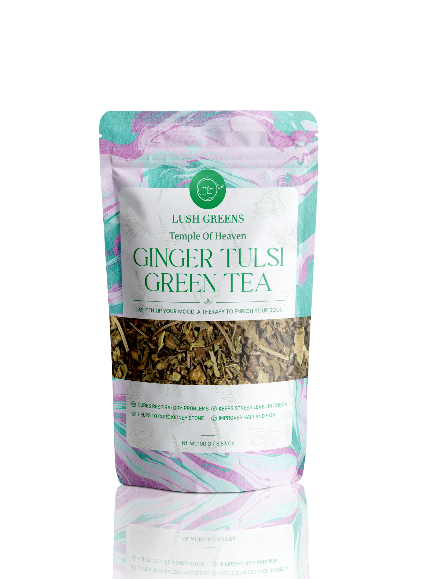 Ginger Tulsi Green Tea - Darjeeling Region