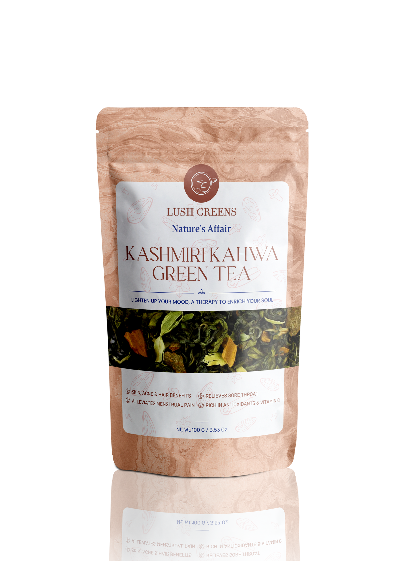 Kashmiri Kahwa Green Tea - Darjeeling Region