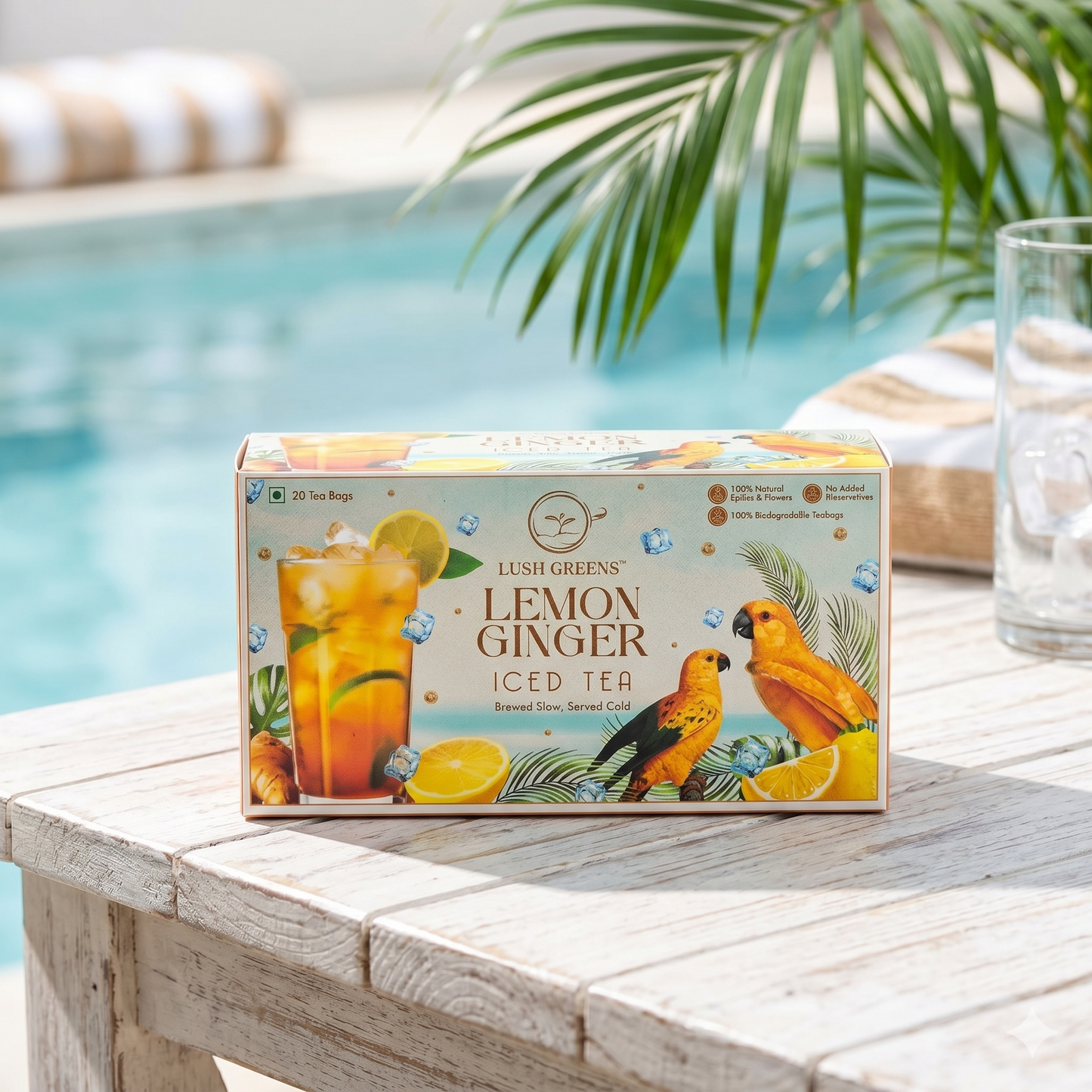 Lemon Ginger Iced Tea