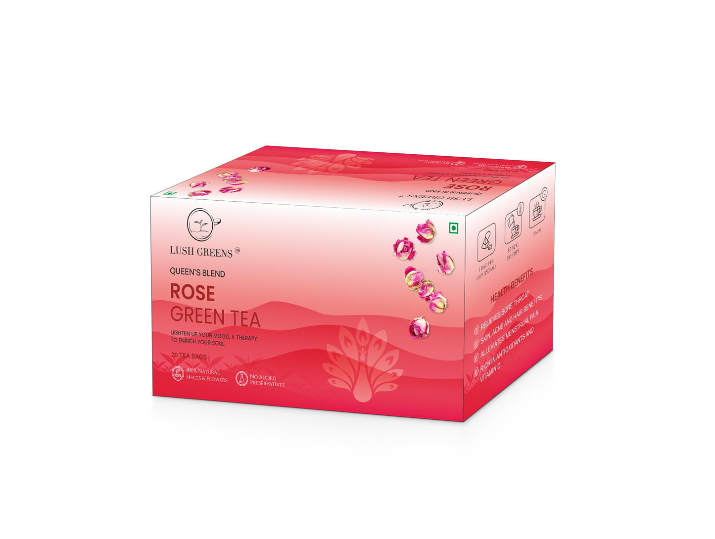 Rose Green Tea - Teabags