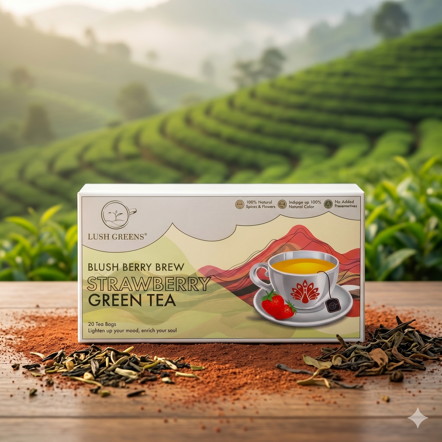 Strawberry Green Tea