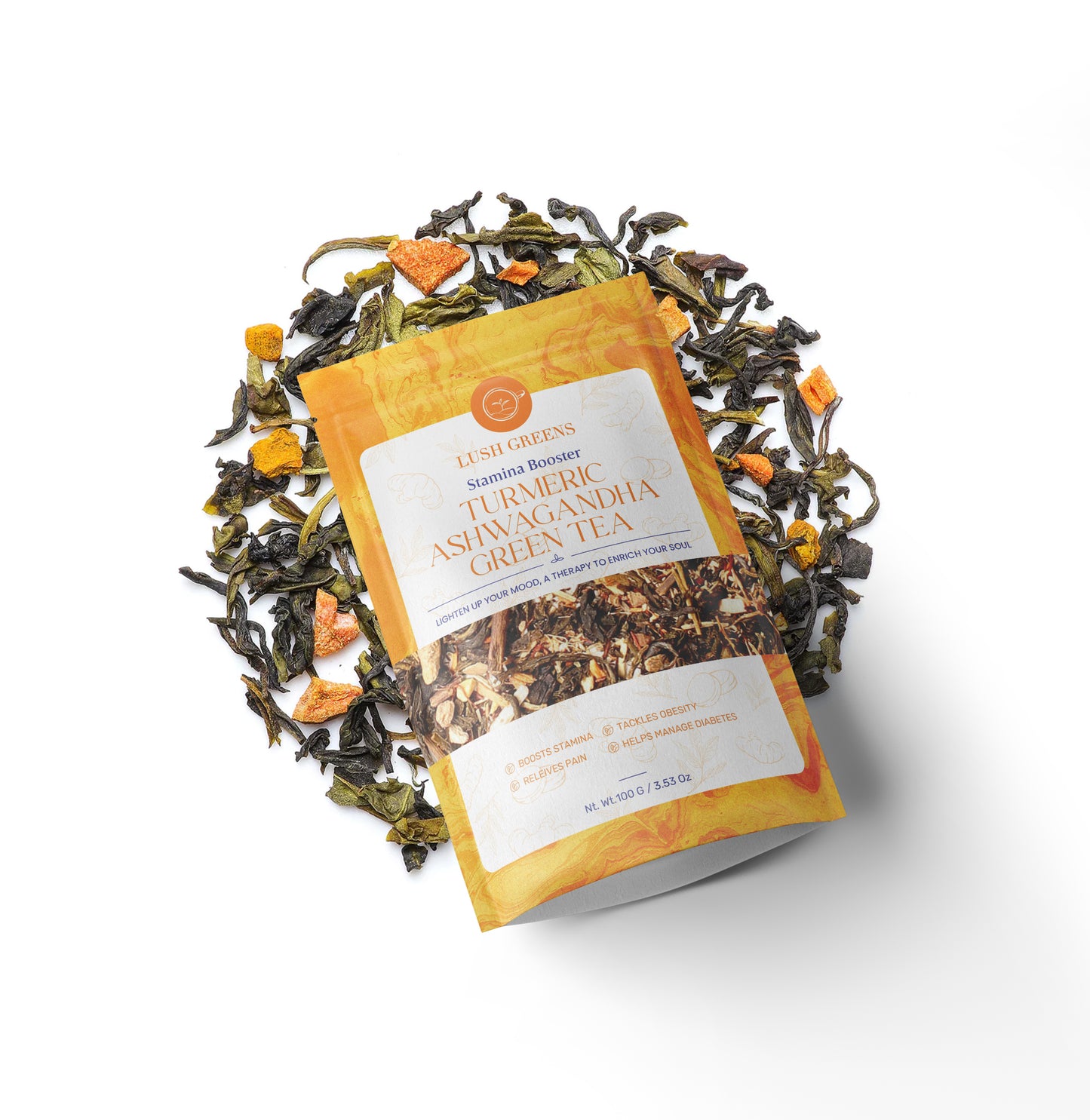 Turmeric Ashwagandha Green Tea - Darjeeling Region
