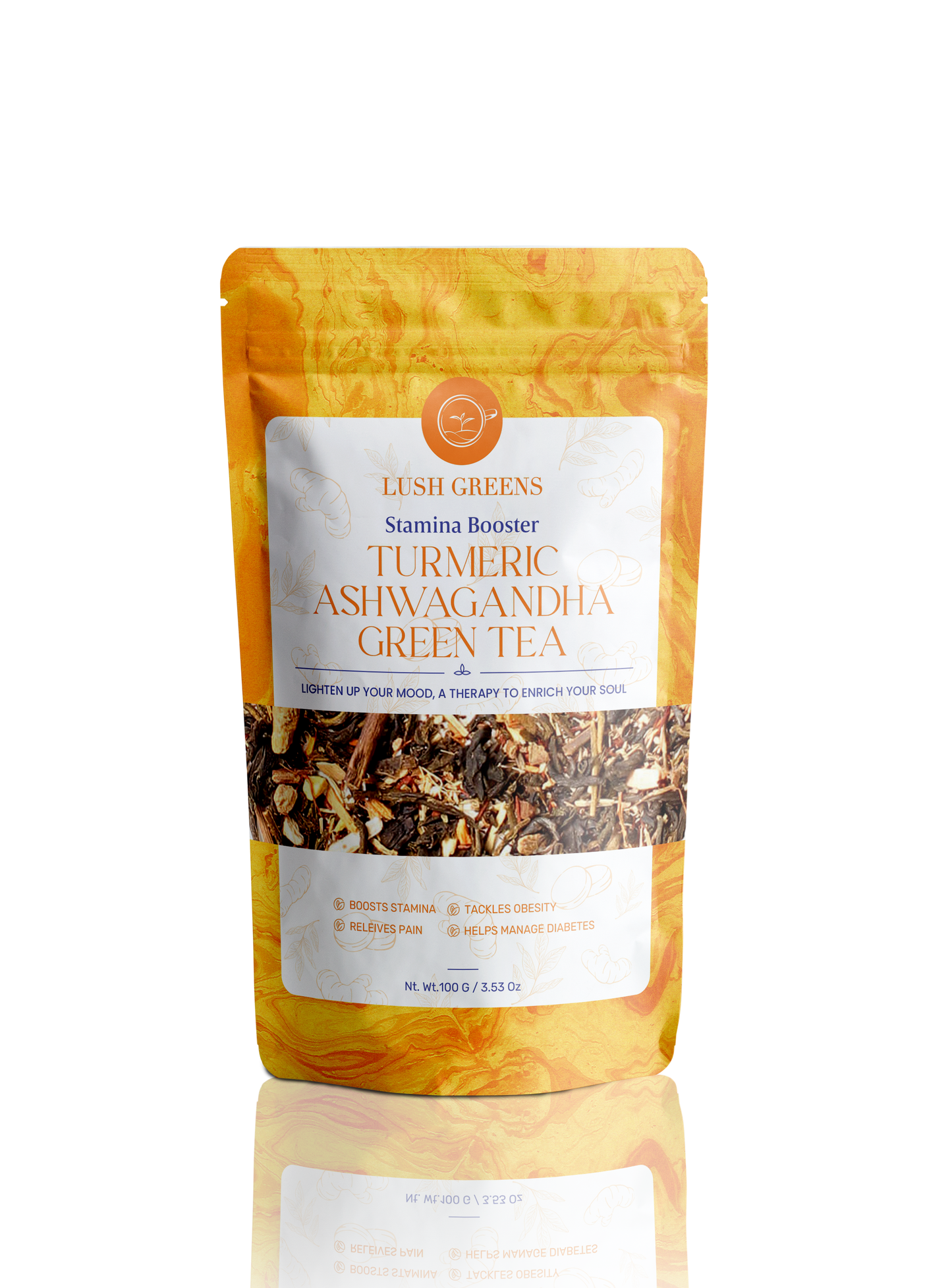Turmeric Ashwagandha Green Tea - Darjeeling Region