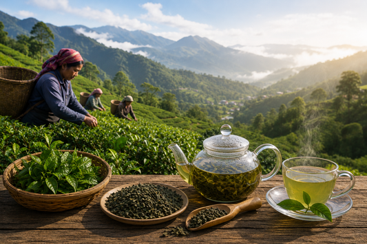 From the Misty Hills to Your Mug: The Journey of High-Quality Darjeeling Green Tea