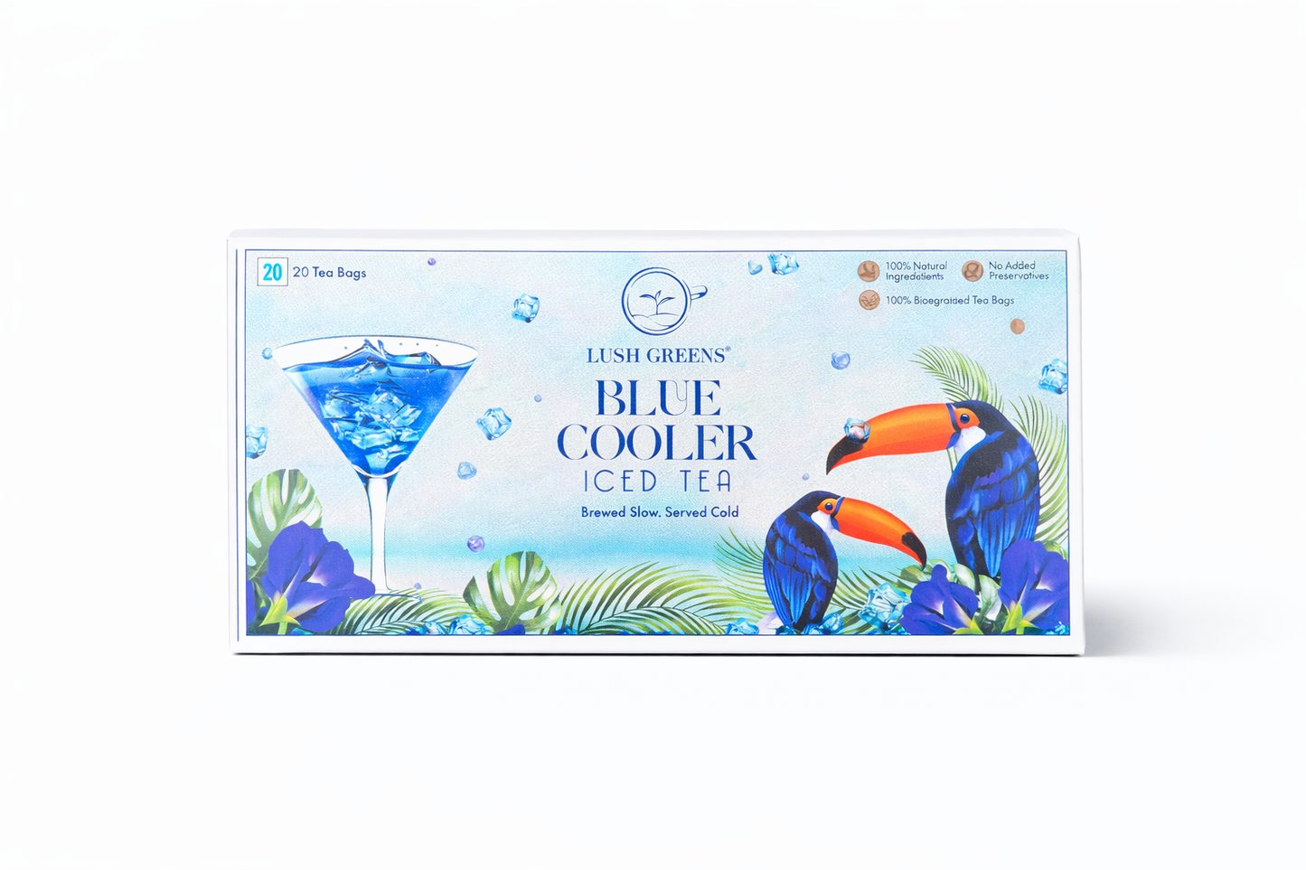 Blue Cooler Iced Tea