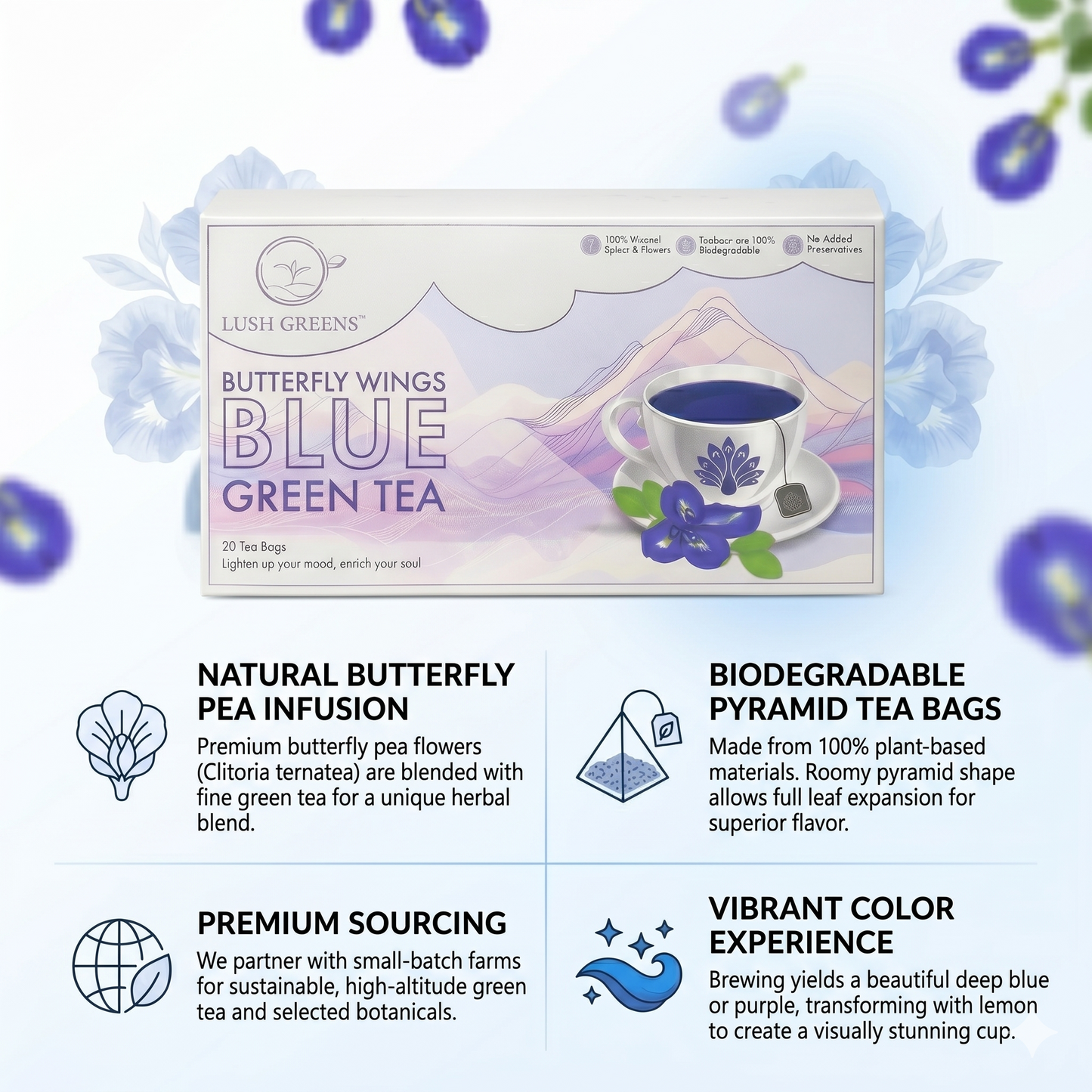 Blue Green Tea