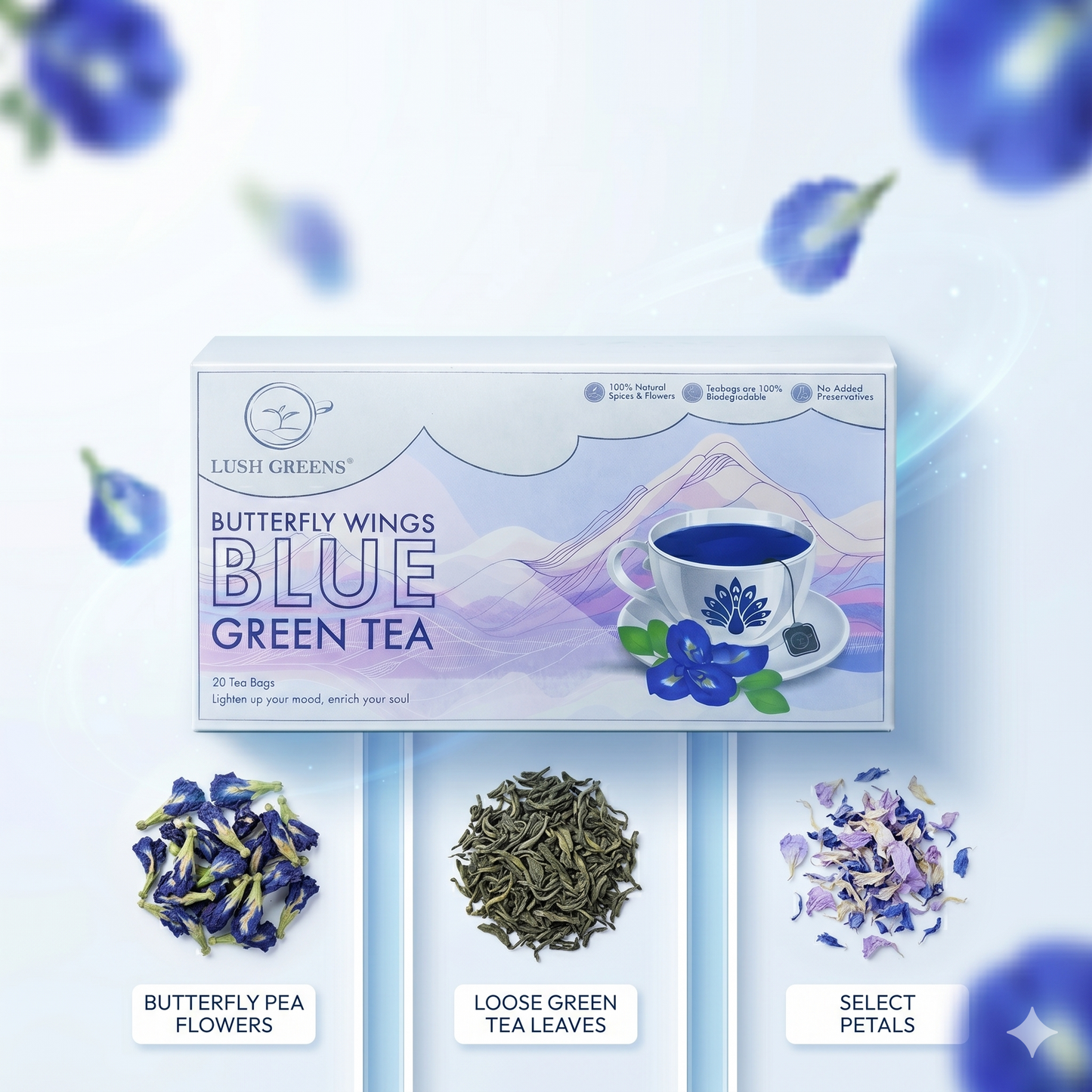 Blue Green Tea