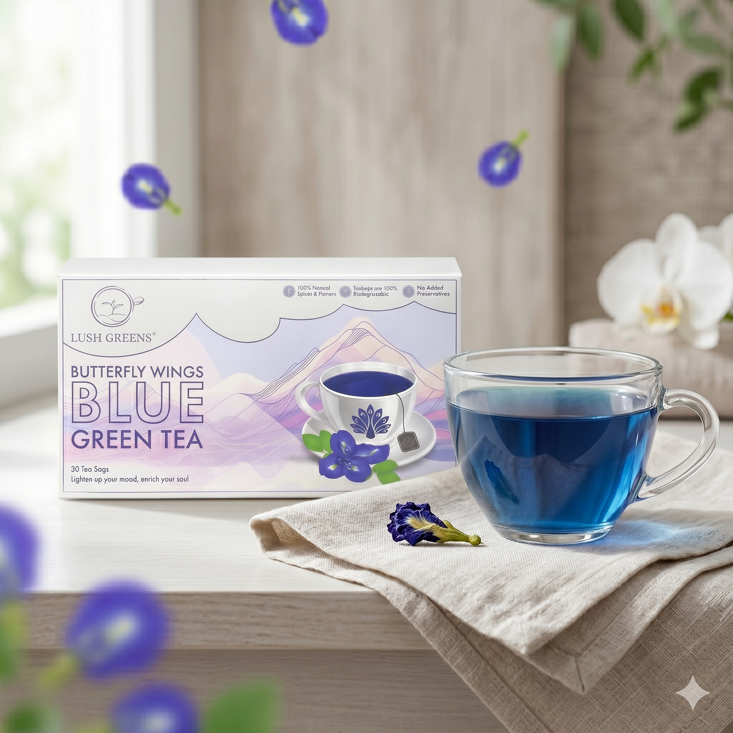 Blue Green Tea