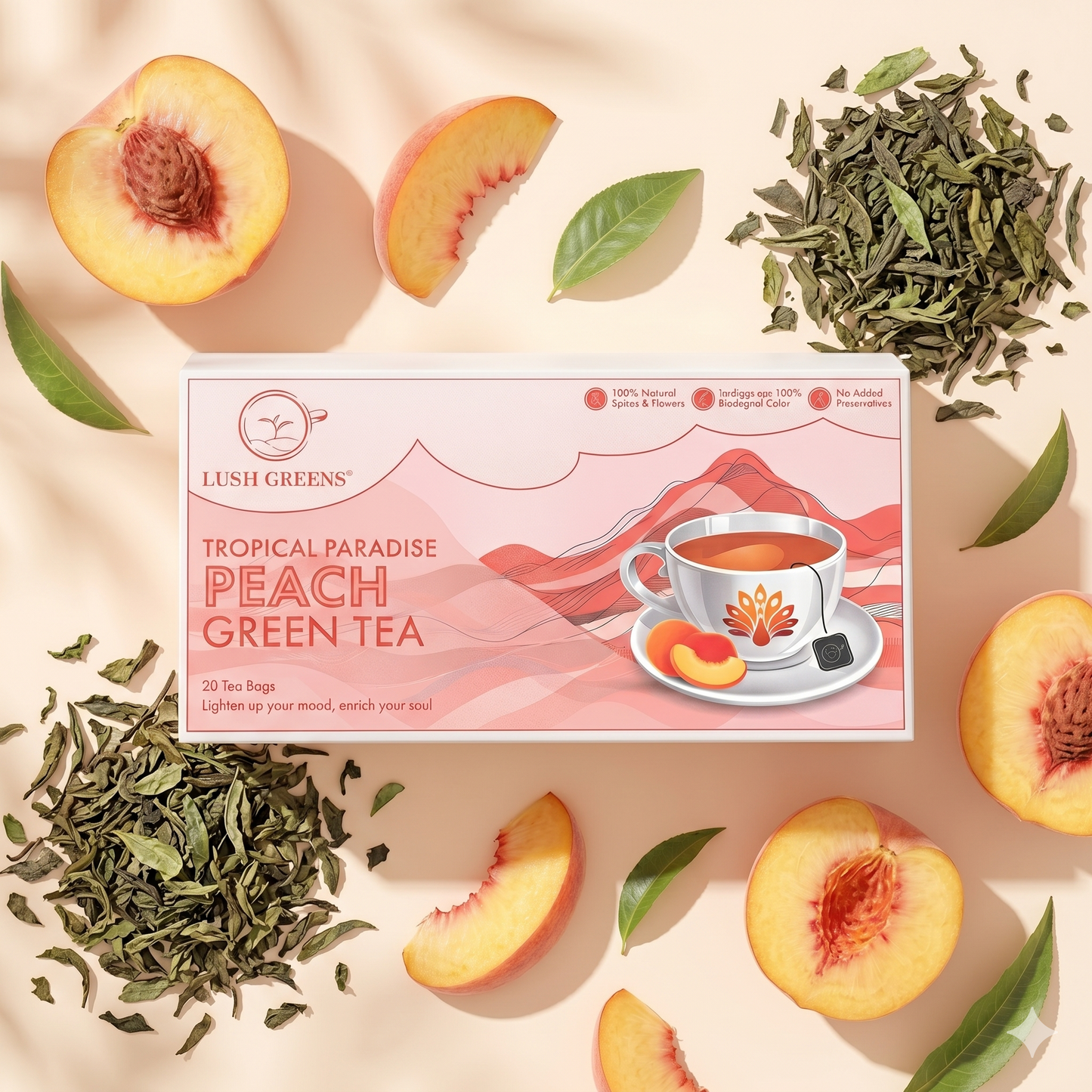 Peach Green Tea