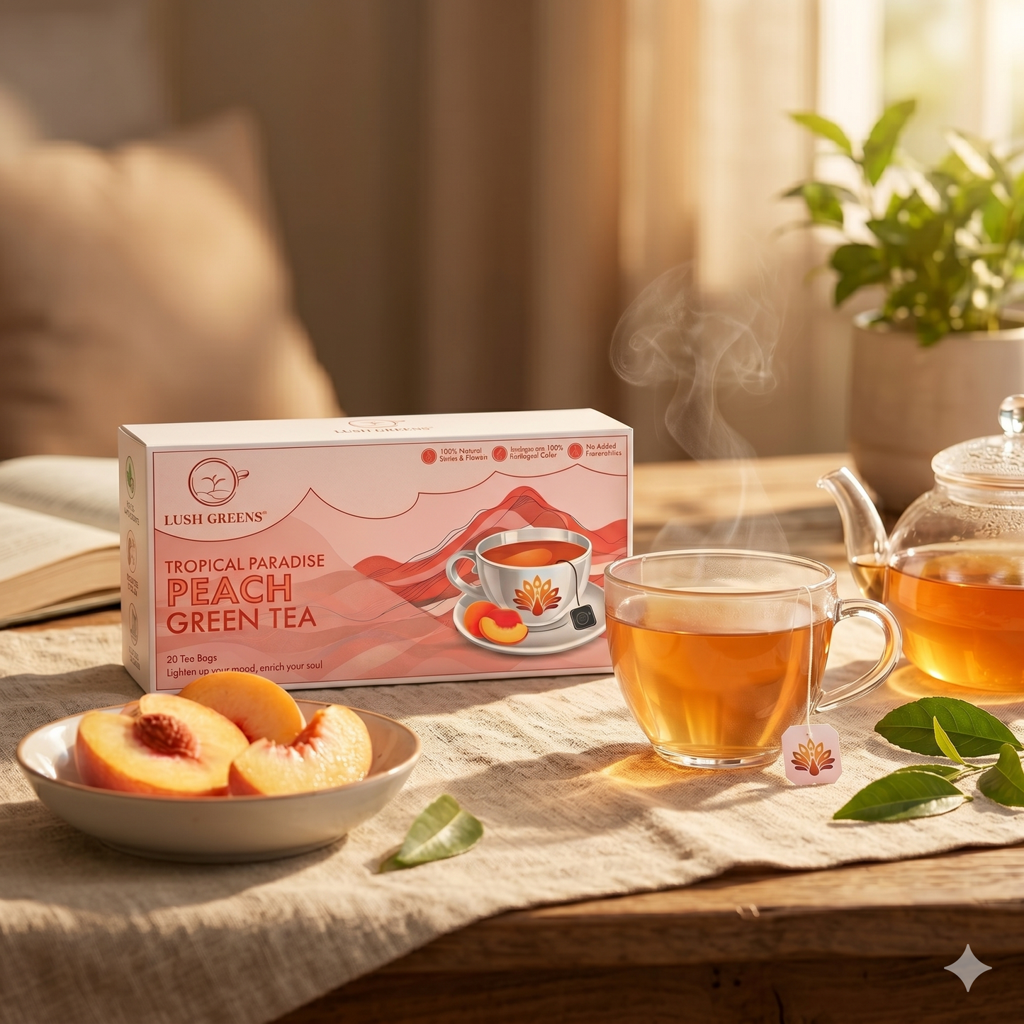 Peach Green Tea