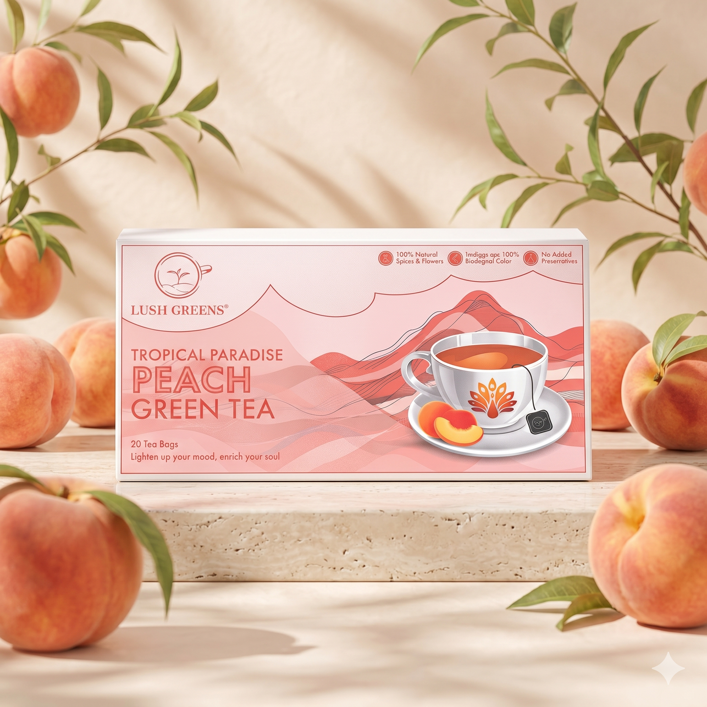 Peach Green Tea