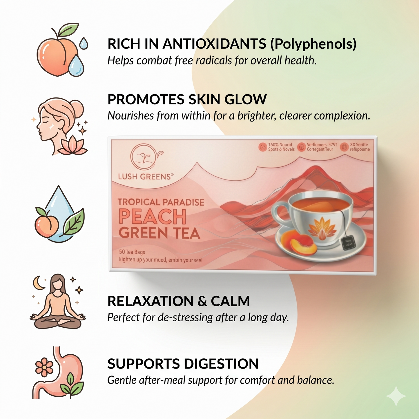 Peach Green Tea