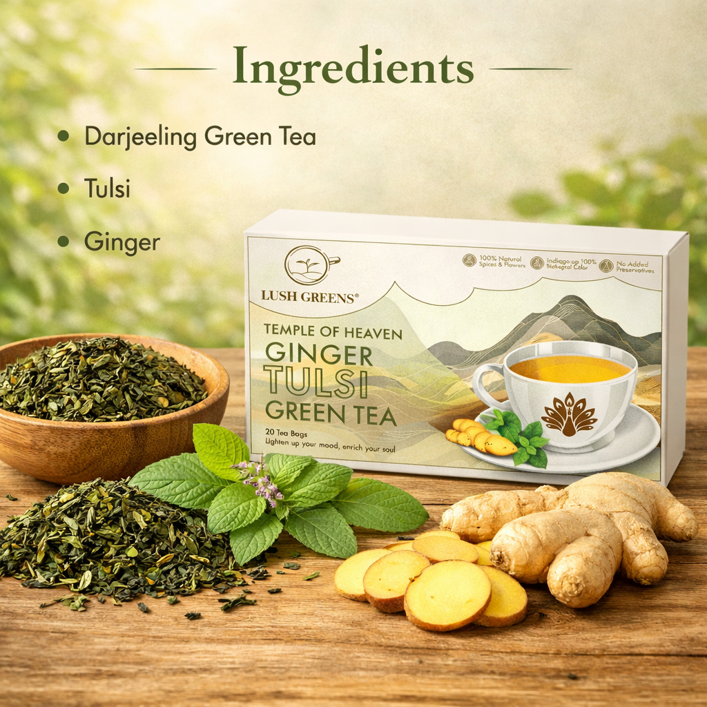 Ginger Tulsi Green Tea