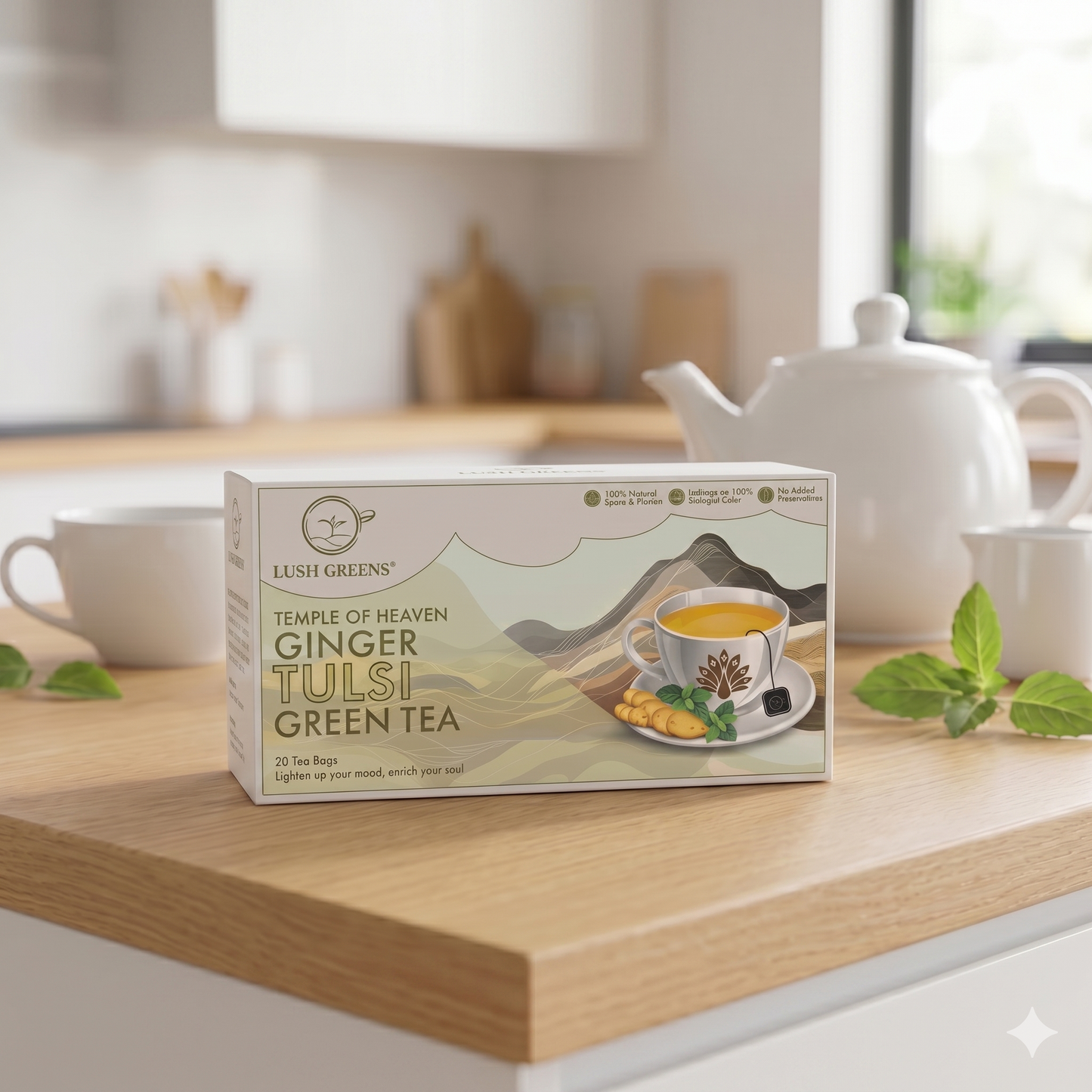 Ginger Tulsi Green Tea