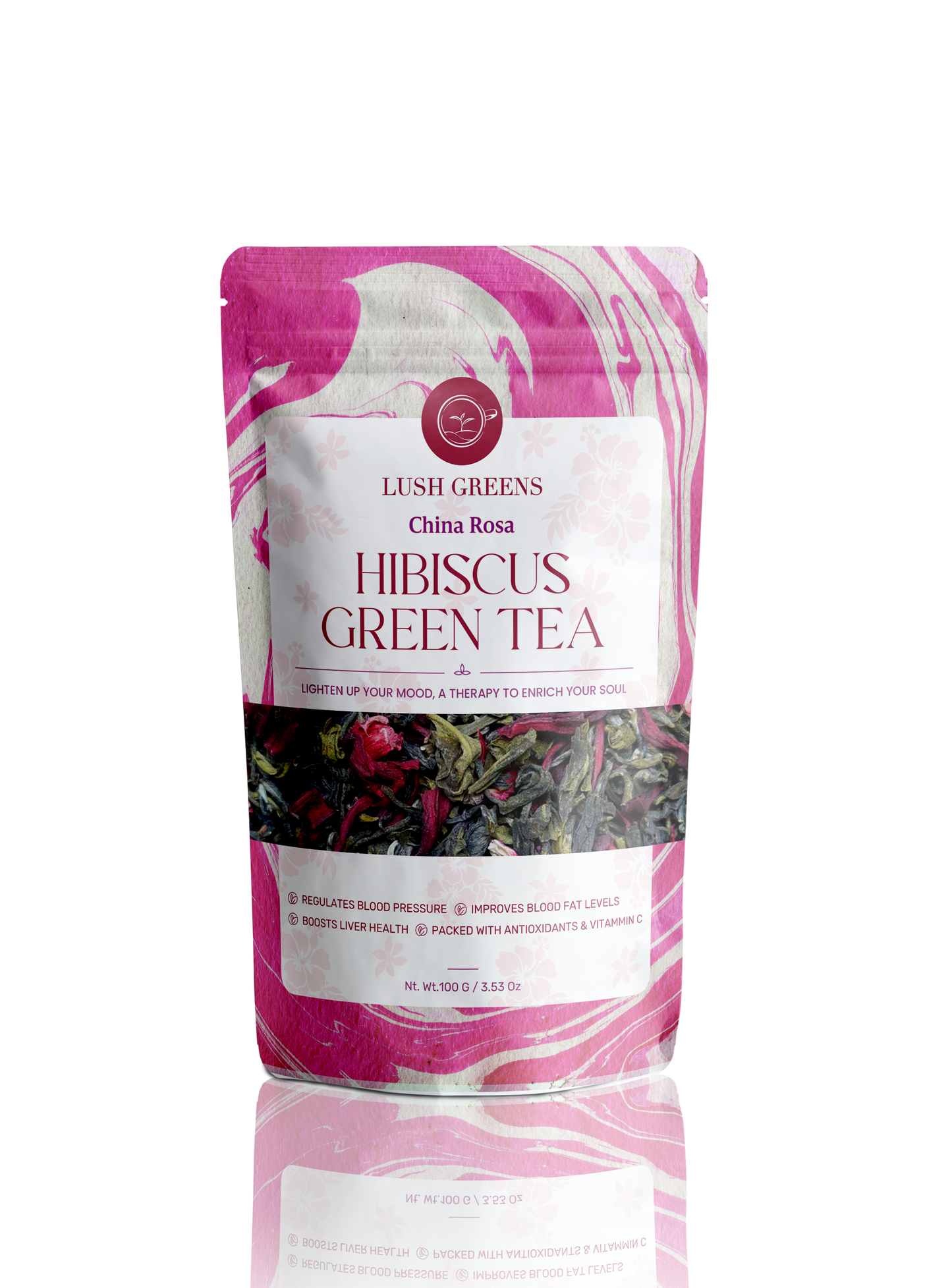 Hibiscus Green Tea - Darjeeling Region