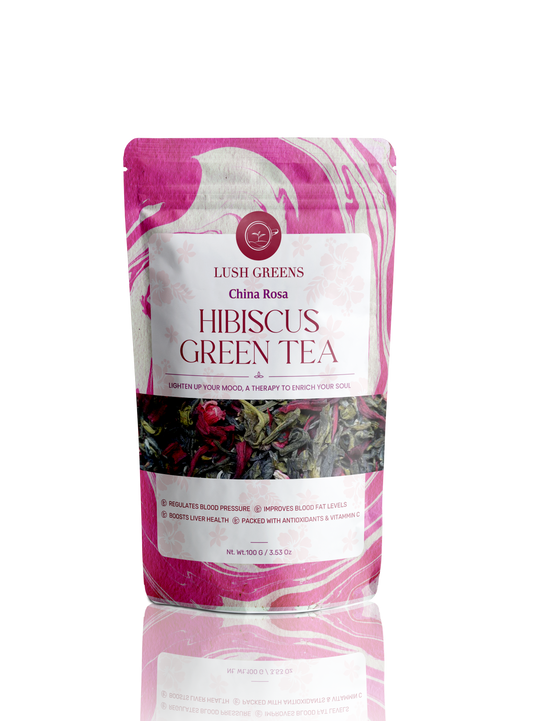 Hibiscus Green Tea - Darjeeling Region