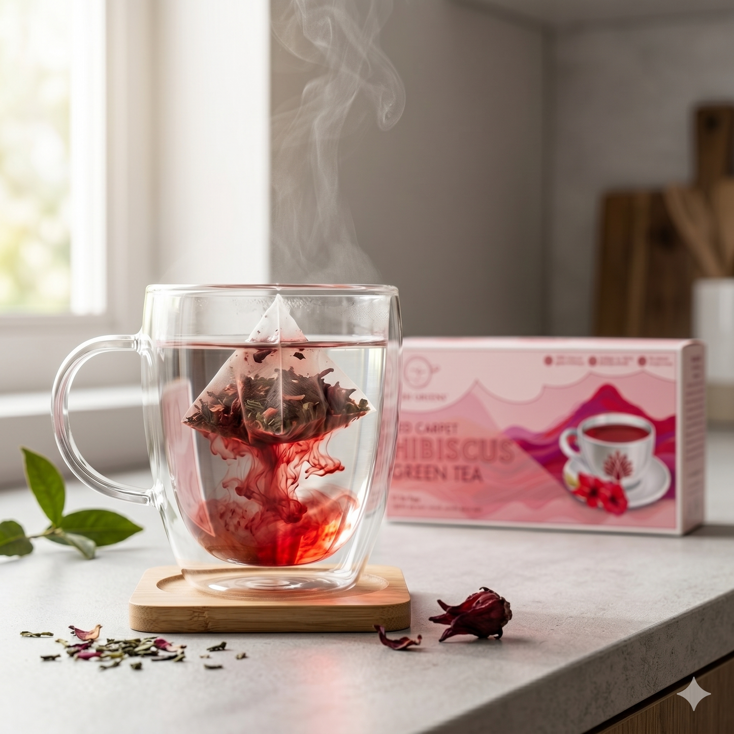 Hibiscus Green Tea
