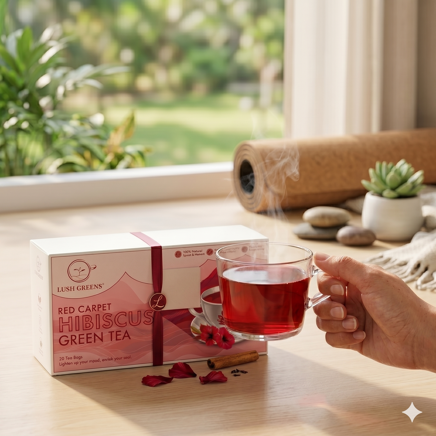Hibiscus Green Tea