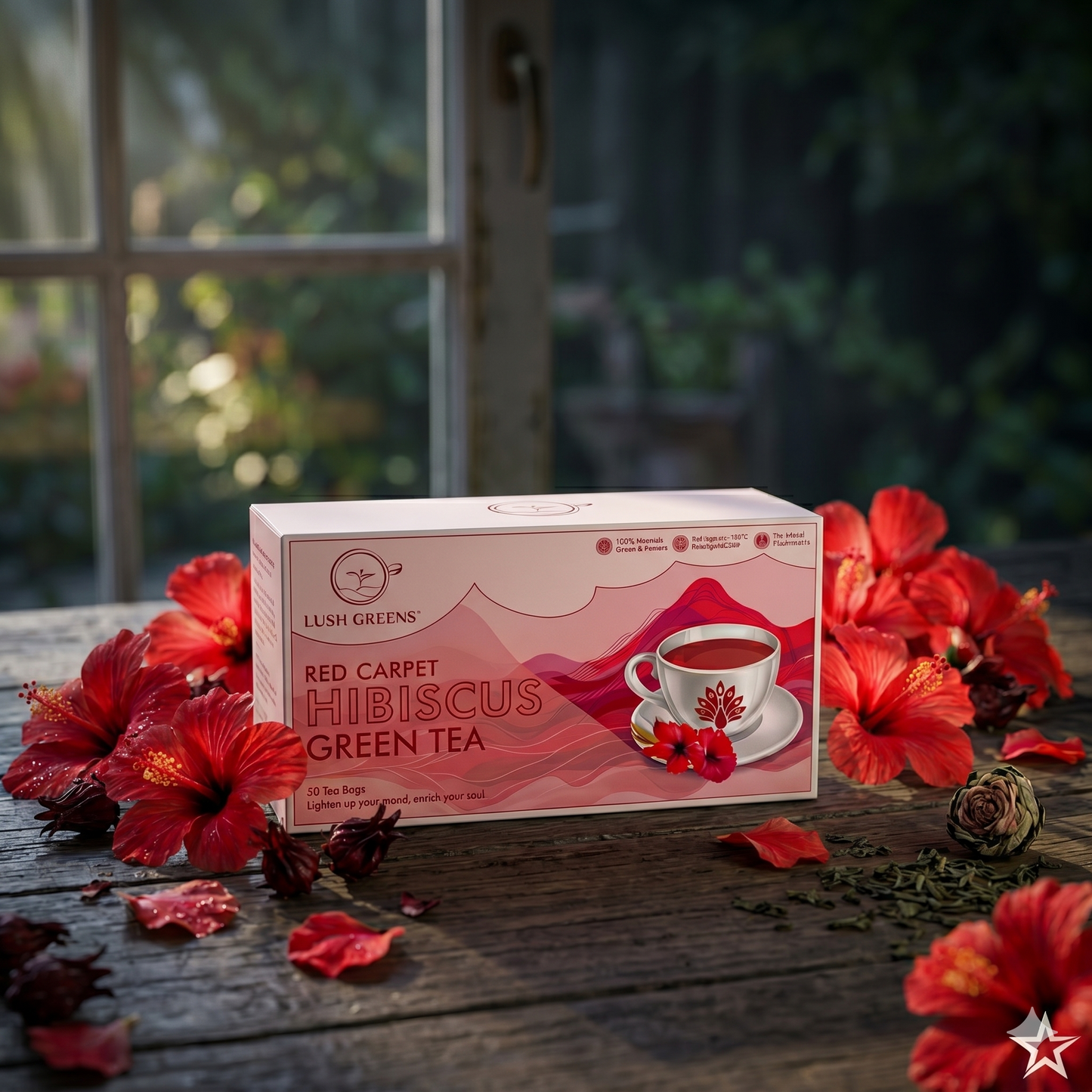 Hibiscus Green Tea