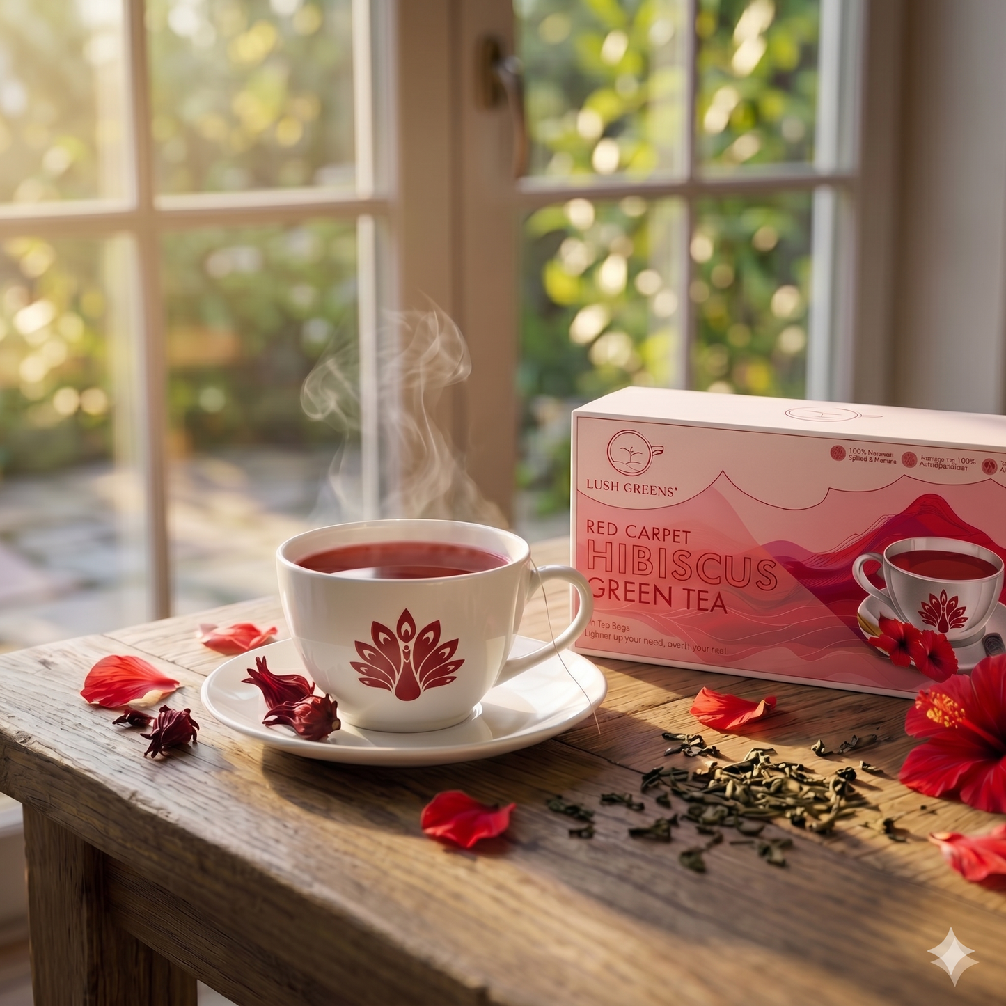 Hibiscus Green Tea