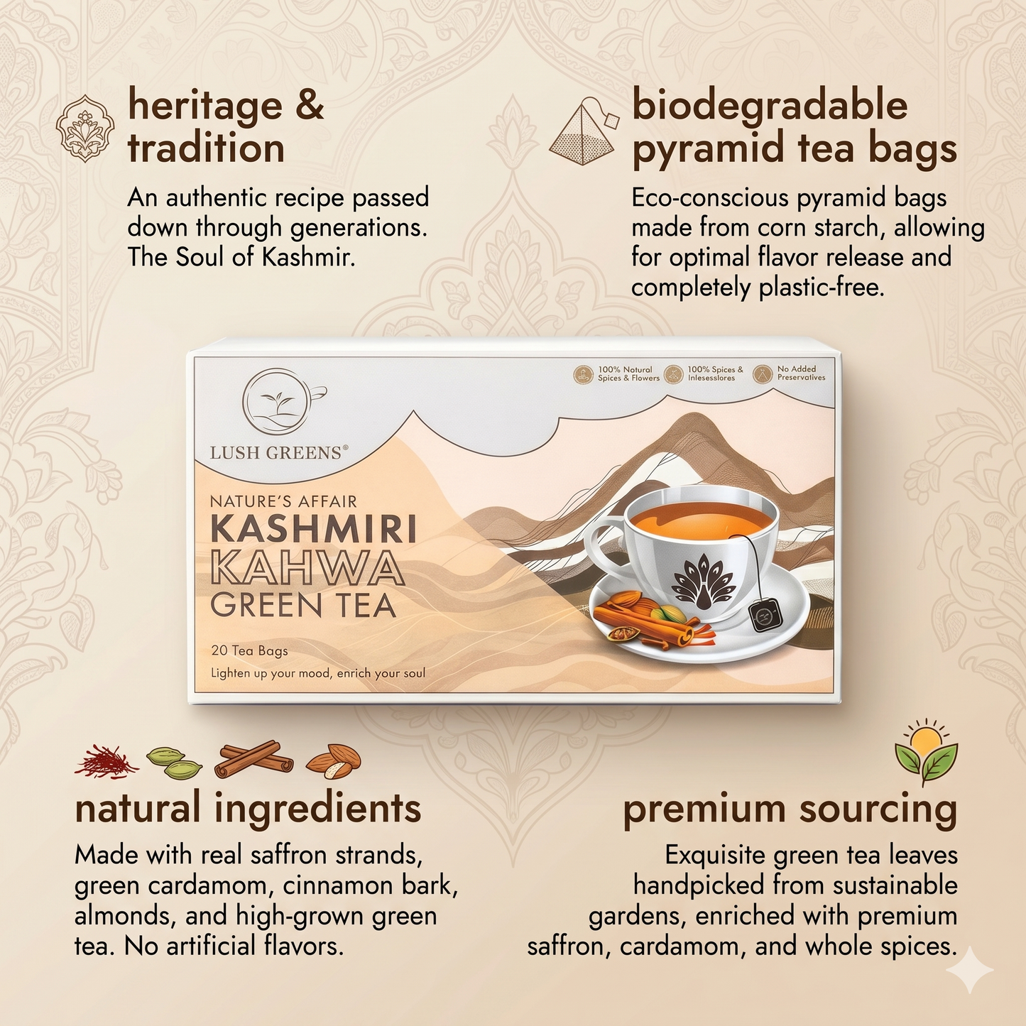 Kashmiri Kahwa Green Tea