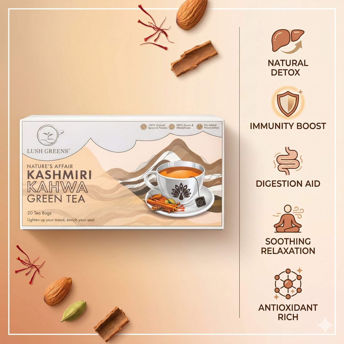 Kashmiri Kahwa Green Tea