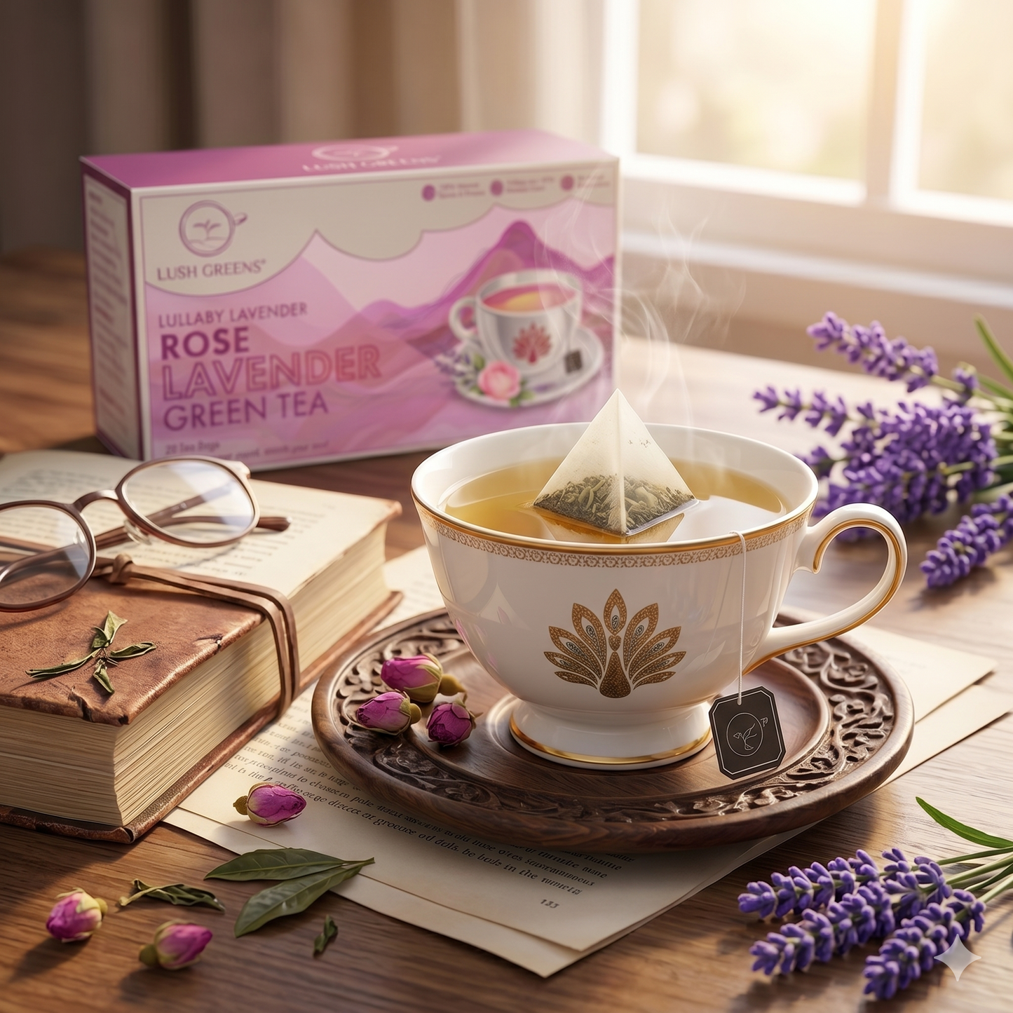 Lavendar Rose Green Tea