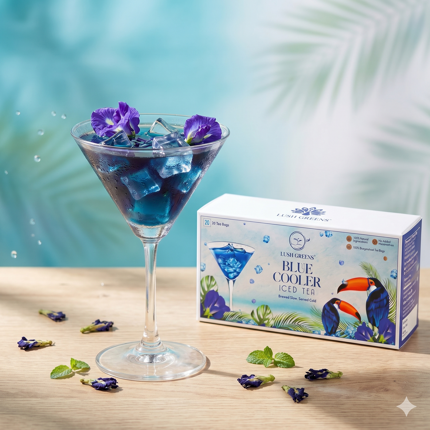 Blue Cooler Iced Tea