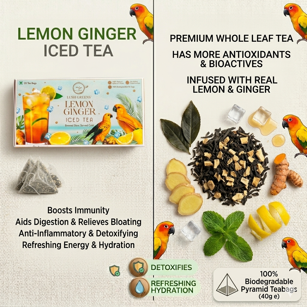 Lemon Ginger Iced Tea