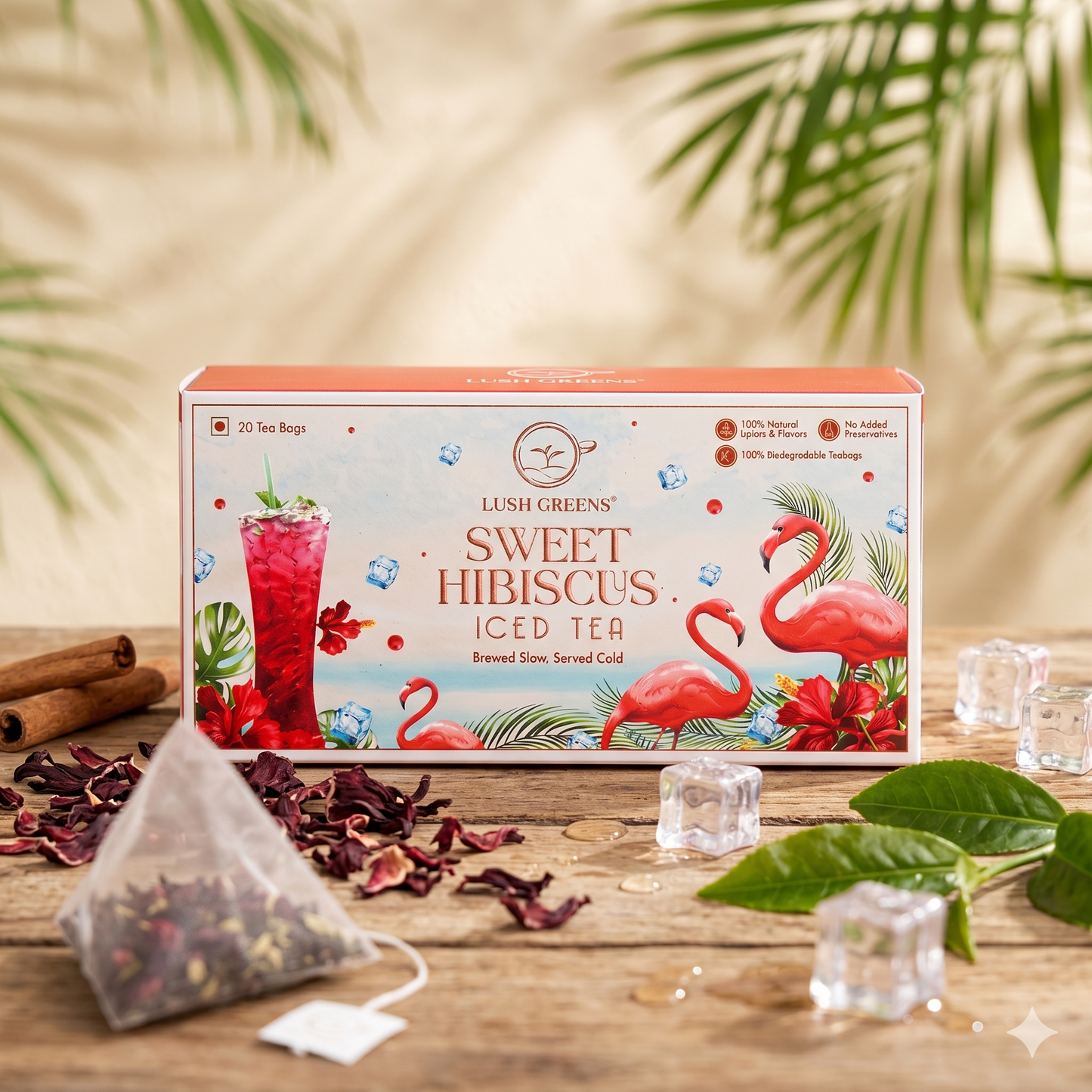 Sweet Hibiscus Iced Tea