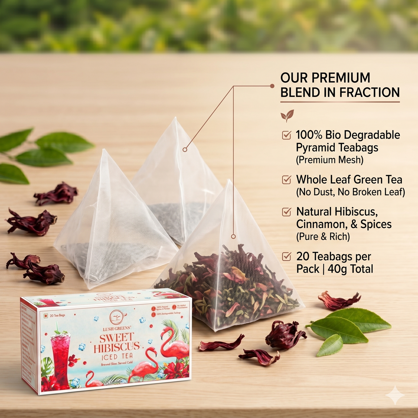 Sweet Hibiscus Iced Tea