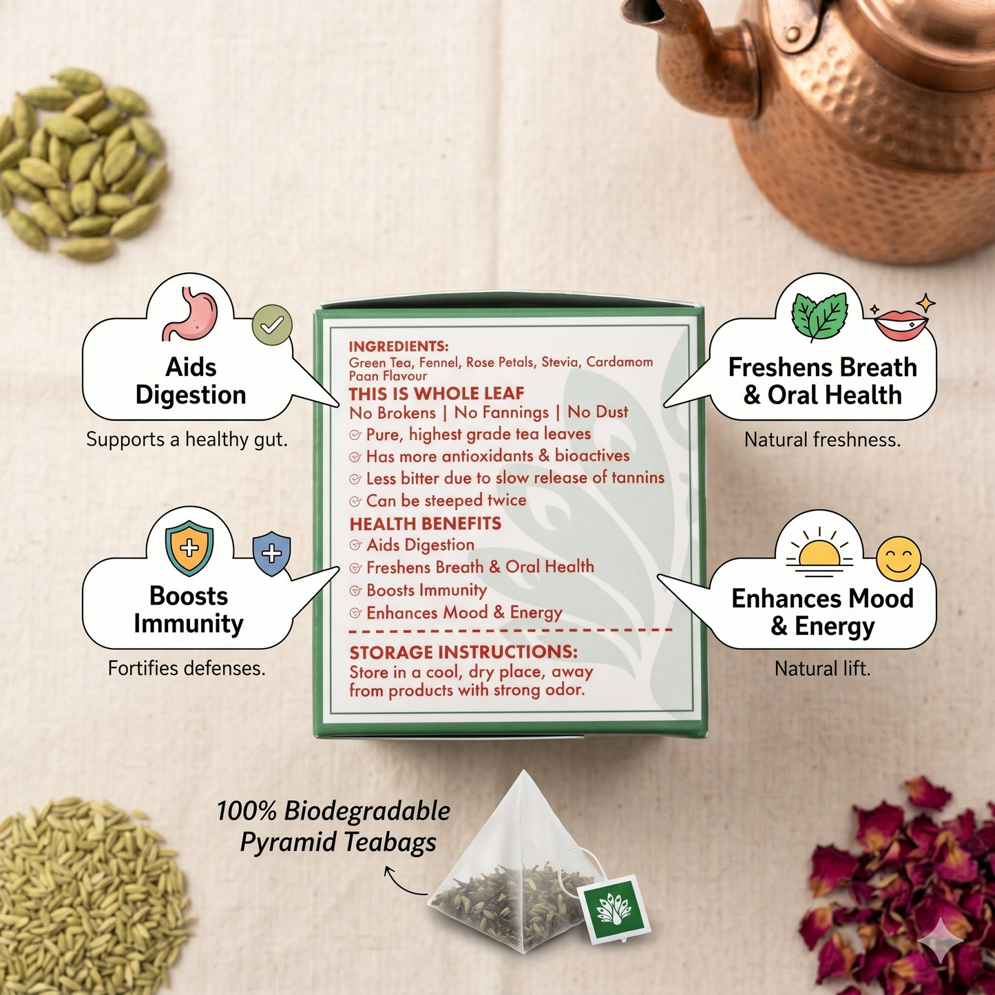 Meetha Pan Green Tea
