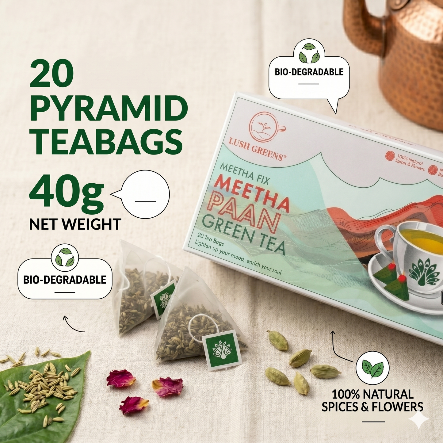 Meetha Pan Green Tea