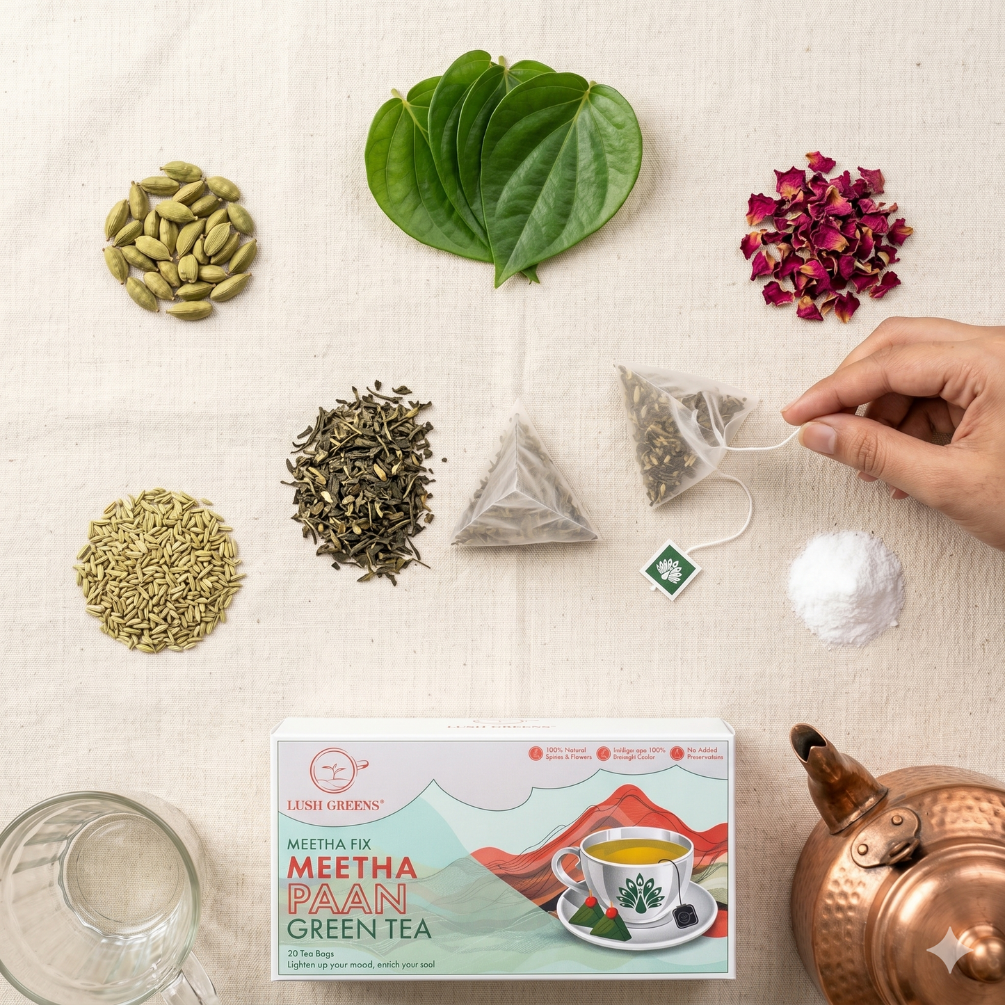 Meetha Pan Green Tea