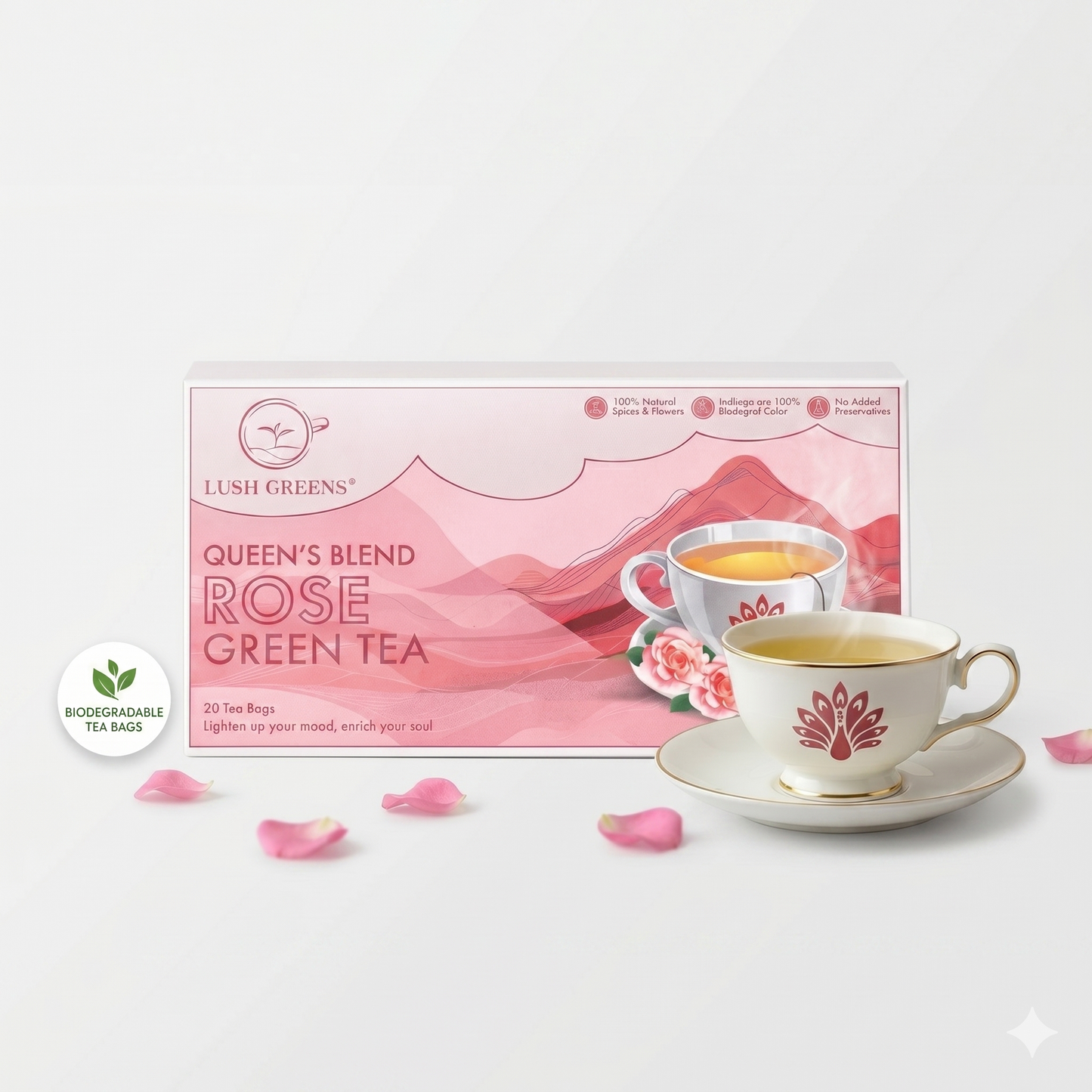 Rose Green Tea