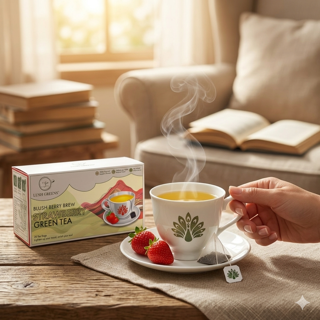 Strawberry Green Tea