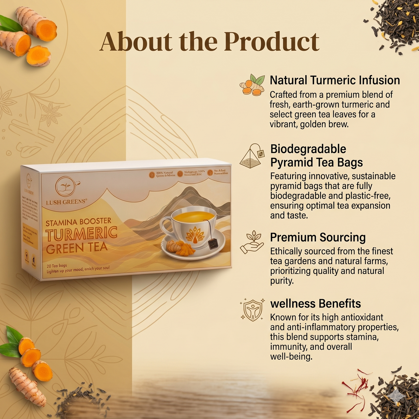 Turmeric Green Tea